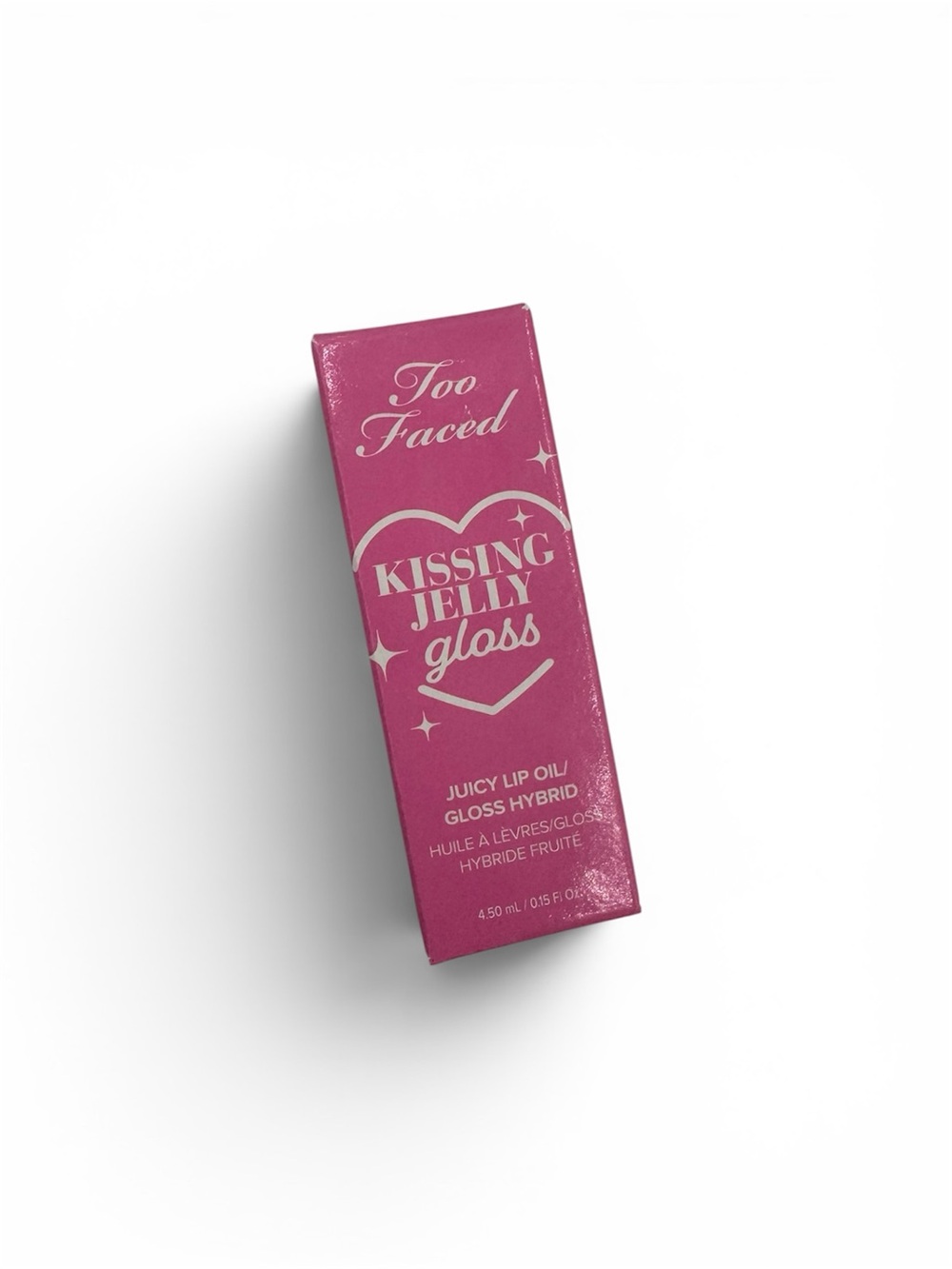 NIB Too Faced Raspberry Kissing Jelly Gloss - Juicy Lip Oil